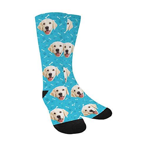 1) Custom Pet Face Socks