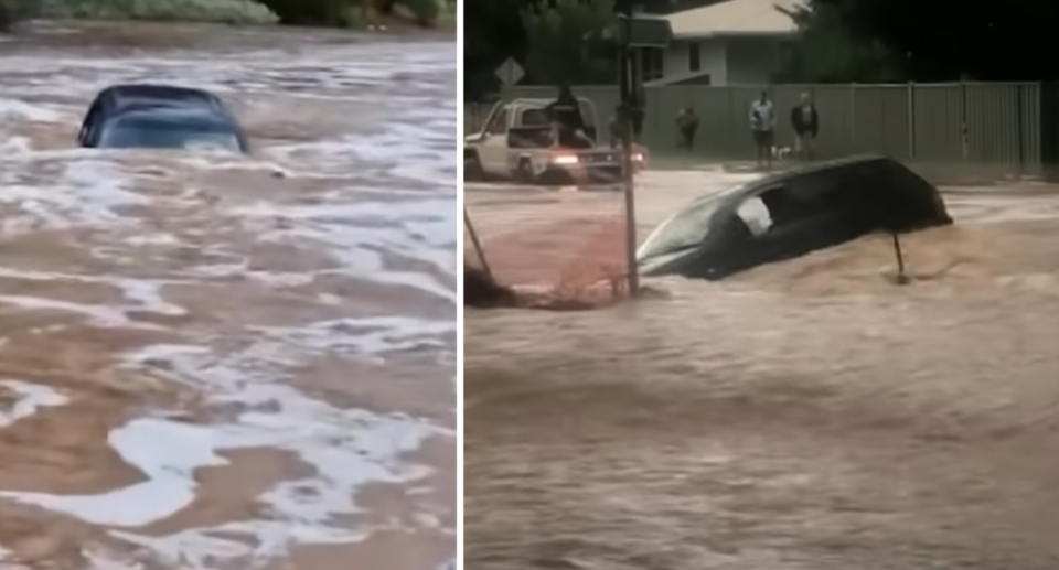 The incident has prompted a warning from authorities, reminding locals never to enter floodwaters. Source: 7News. 