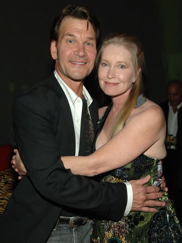 <p>Denise Truscello/WireImage</p> Patrick Swayze and Lisa Niemi Swayze at Planet Hollywood Resort & Casino's Grand Opening Weekend