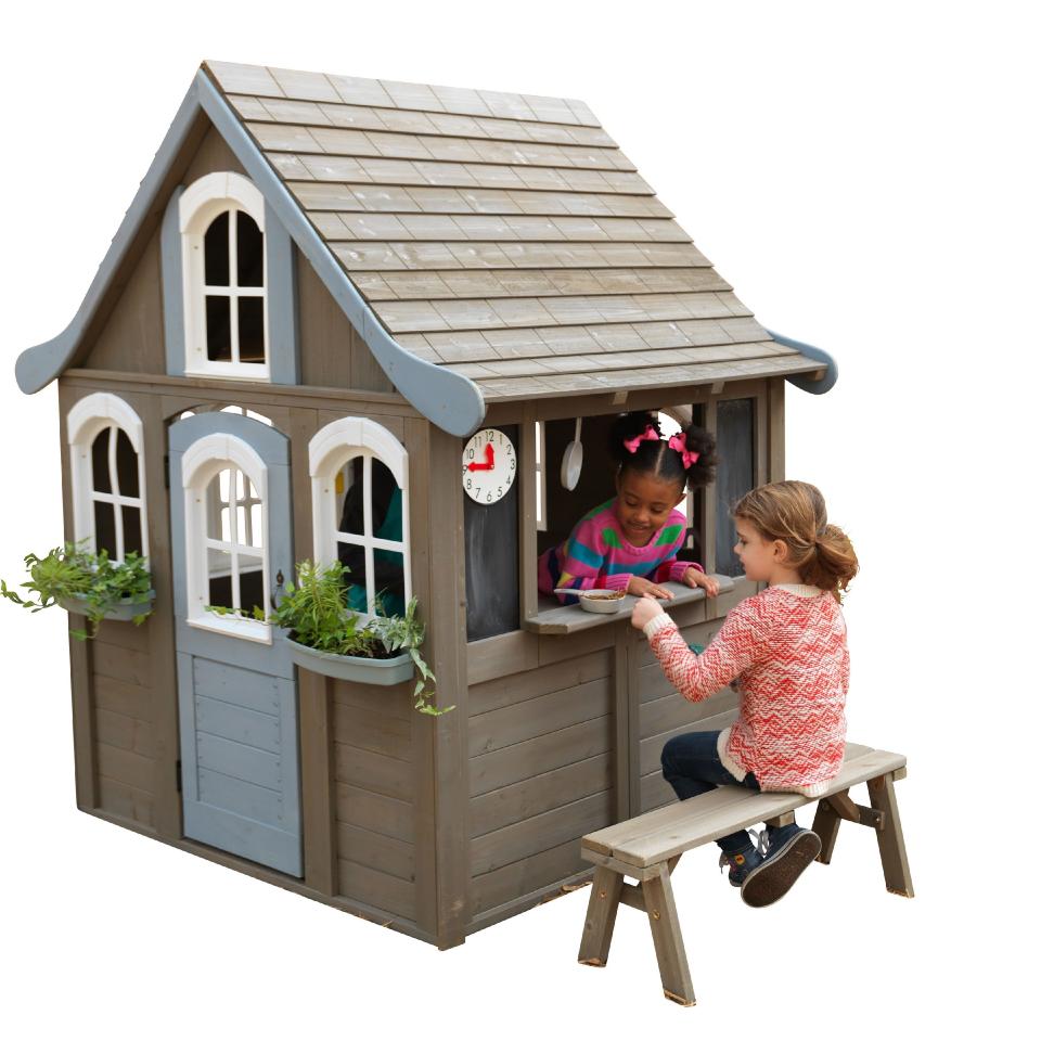 10) Forestview II Wooden Playhouse