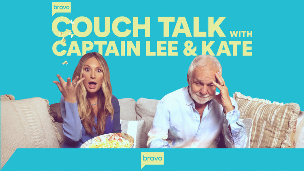  Promo key art from Couch Talk with Captain Lee & Kate on Bravo. 