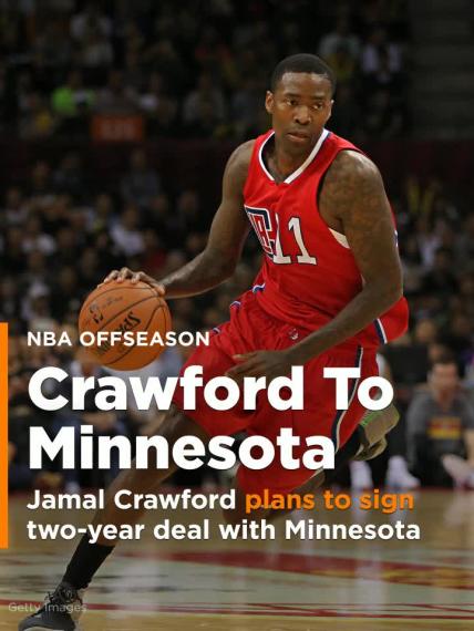Sources: Jamal Crawford plans to sign two-year deal with Minnesota