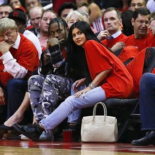 Kylie Jenner Does Sporty-Glam in Travis Scott's Nike Sneakers – Footwear  News