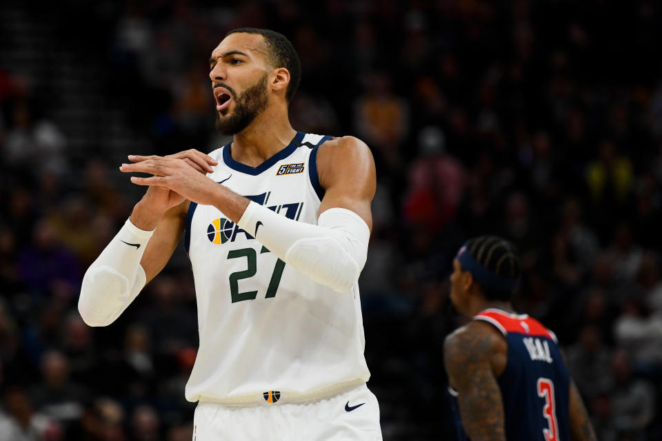 The Utah Jazz center was the first NBA player to have a positive test for the virus.