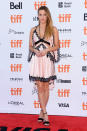 <p>Keough sported a bohemian-style pink dress by Louis Vuitton for the premiere of “Hold the Dark” at the Princess of Wales Theatre. </p>