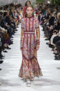 <p><i>Long sleeve floral printed gown from the SS18 Valentino collection. (Photo: ImaxTree) </i></p>