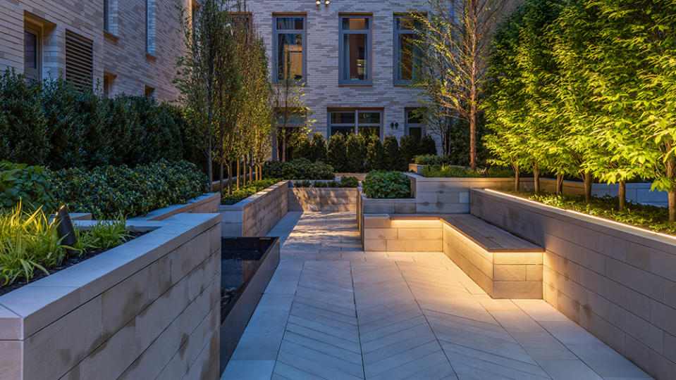 The courtyard garden by Hollander Design - Credit: Photo: Evan Joseph