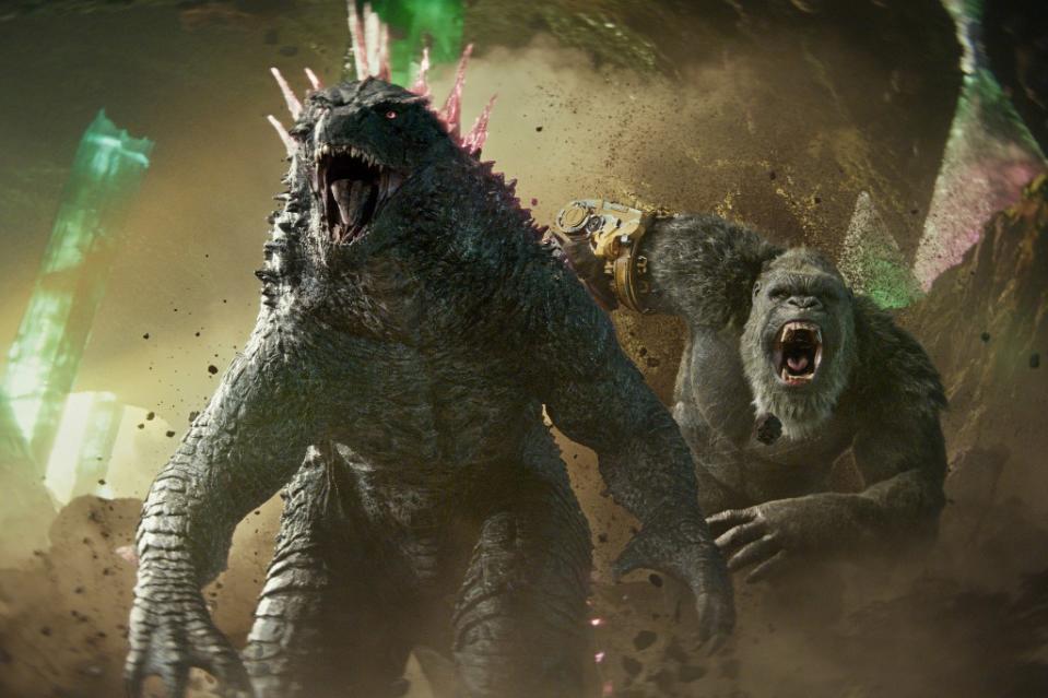 “Godzilla X Kong: The New Empire” upended expectations by raking in $80 million on opening night. AP