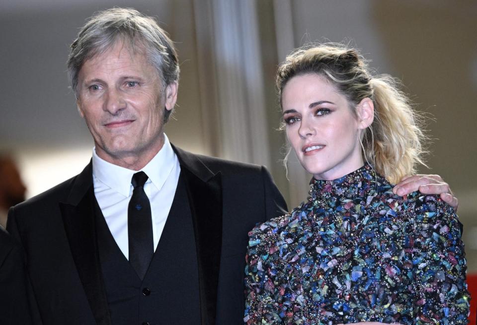 Viggo Mortensen and Kristen Stewart (AFP via Getty Images)