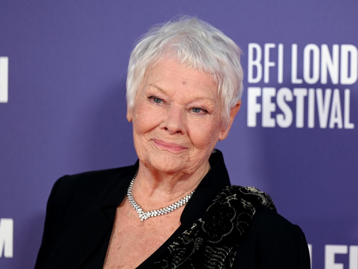 LONDON, ENGLAND - OCTOBER 09: Judi Dench attends the "Allelujah" European Premiere during the 66th BFI London Film Festival at Southbank Centre on October 09, 2022 in London, England. (Photo by Stuart C. Wilson/Getty Images for BFI)