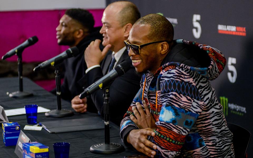 Sky Sports will air Paul Daley (far left) against Michael Page (right) on February 16  - dn4photography