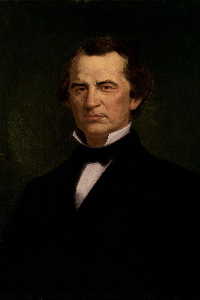 Andrew Johnson escaped indentured servitude as a child.