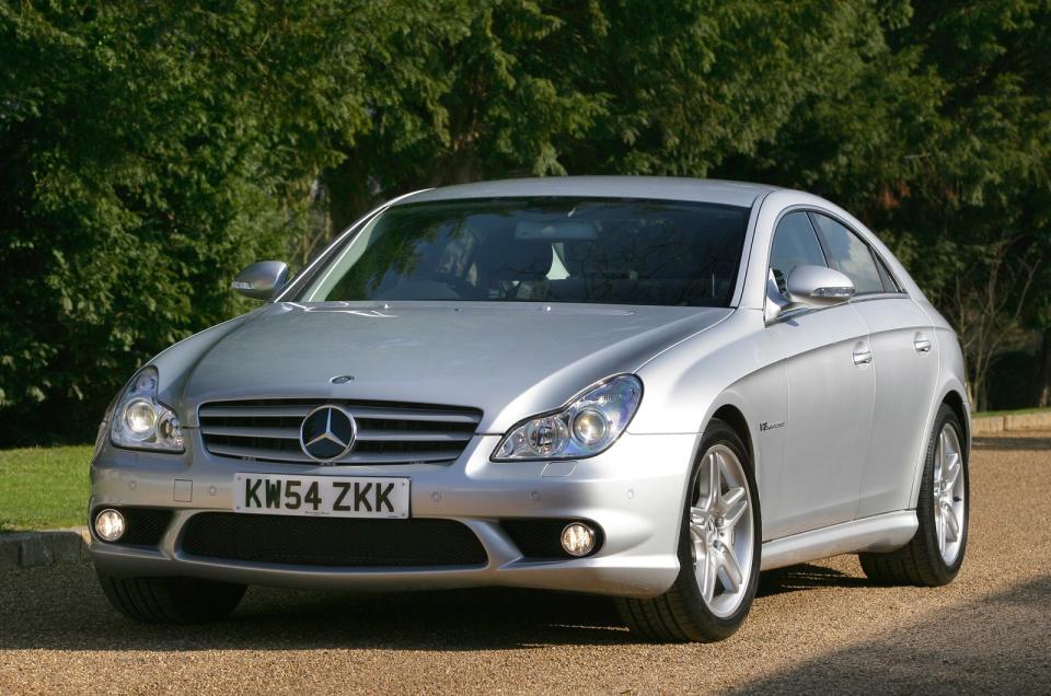 <p>Mercedes took the world by <strong>surprise</strong> when it launched the four-door CLS coupé in 2004. It quickly gained a big following and it’s easy to understand why when it offered all the style and driving enjoyment of a coupé but with the added versatility of <strong>four</strong> <strong>doors</strong>. Our money would go on the CLS55 that falls within budget as it has a storming supercharged V8 engine yet is very understated in its looks.</p><p>It’s better to spend mid-teens money to bag a really good CLS55 but you can pick up an example with 80K miles for £14000. Make sure to inspect the <strong>air</strong> <strong>suspension</strong> and brakes. The only other point to check is all of the rear electrics work as the loom can be pinched where it sits near the boot hinge.</p>