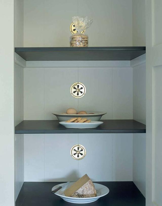 Bone Large Ceramic Corner Shelf