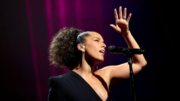 Alicia Keys Performs Live At The Apollo Theater For SiriusXM And Pandora's Small Stage Series In Harlem, NY