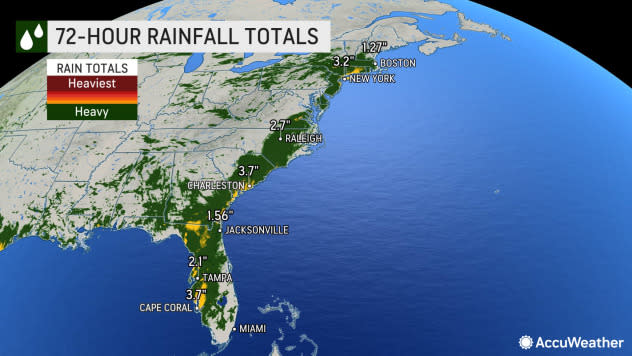 Elsa 72-Hour Rainfall