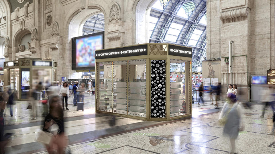 A rendering of 10 Corso Como’s pop-up inside Milan’s Centrale train station. - Credit: Courtesy of 10 Corso Como