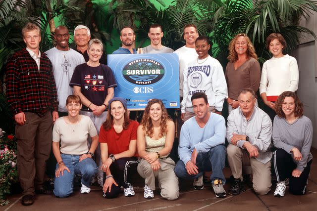 <p>Monty Brinton/CBS via Getty </p> The cast of season one of 'Survivor: Borneo'