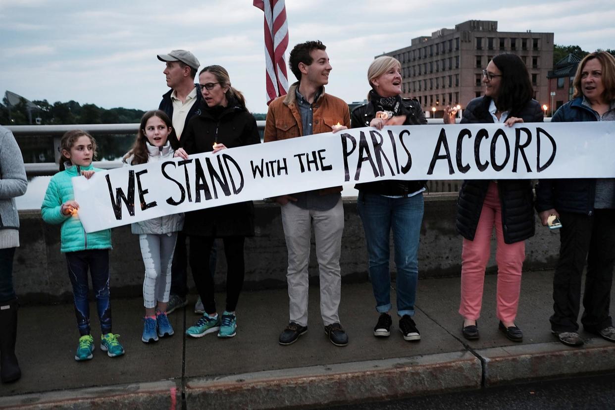 Hawaii has become the first state to codify its position to stand with the Paris accord: Getty Images