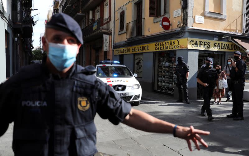 Anti-terrorism operation in Barcelona