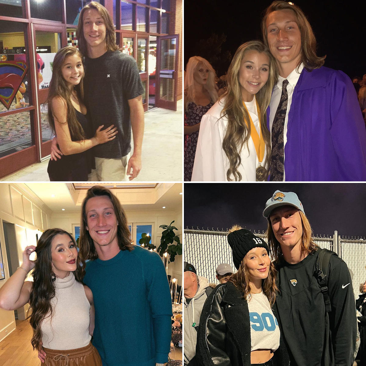 Jaguars Quarterback Trevor Lawrence and Wife Marissa Mowry's