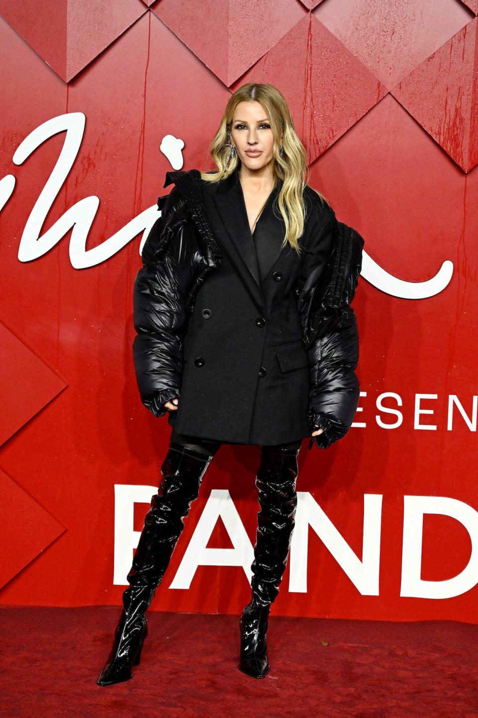 Ellie Goulding attends the 2023 Fashion Awards in London, England.