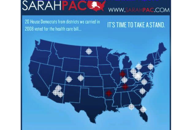 The advertisement created by Sarah Palin's PAC in 2010. (Photo: SarahPAC)