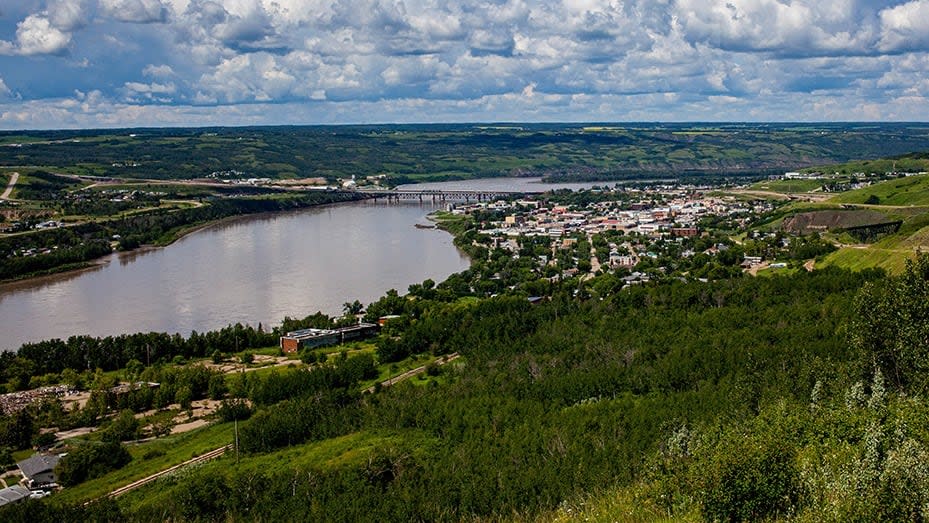 The Town of Peace River is reviewing its water conservation plans after the province encouraged the municipalities to prepare for drought. (Town of Peace River/Facebook - image credit)