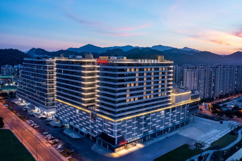 A Hampton by Hilton hotel in Hangzhou, China. Hilton