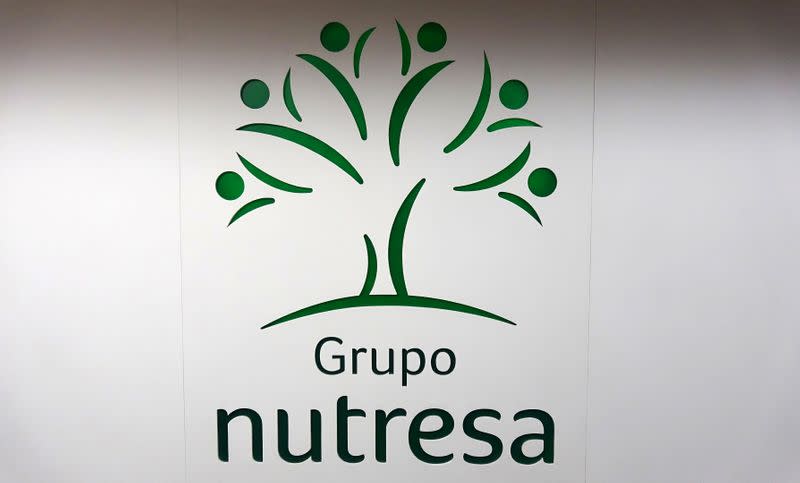 Foto de archivo. El logo de Nutresa se ve en la sede de la empresa en la ciudad de Medellín