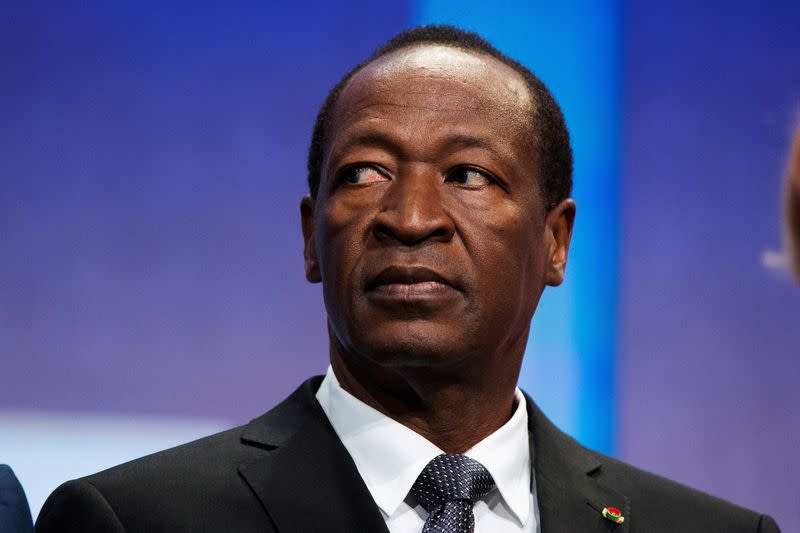 FILE PHOTO: President of Burkina Faso, Blaise Compaore at the Clinton Global Initiative in New York