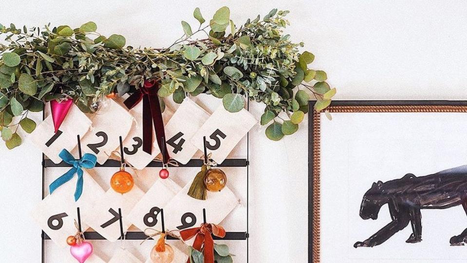 colorful graphic diy advent calendars