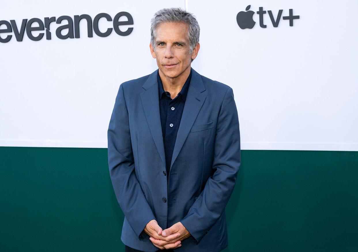 Ben Stiller arrives at the celebration for Apple TV+'s "Severance" at Nobu Malibu on August 07, 2022 in Malibu, California.