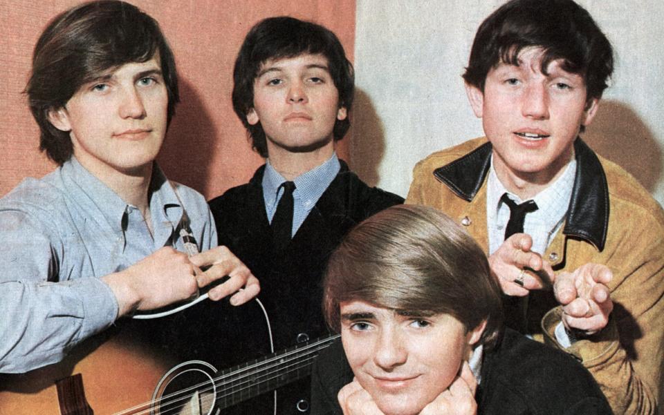 The Mindbenders, l-r, Wayne Fontana, Eric Stewart, Bob Lang, Ric Rothwell - GAB Archive/Redferns