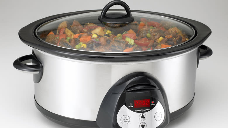 food in slow cooker