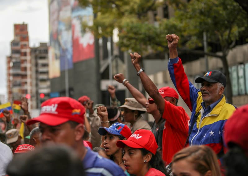 Pro-government rally in Caracas