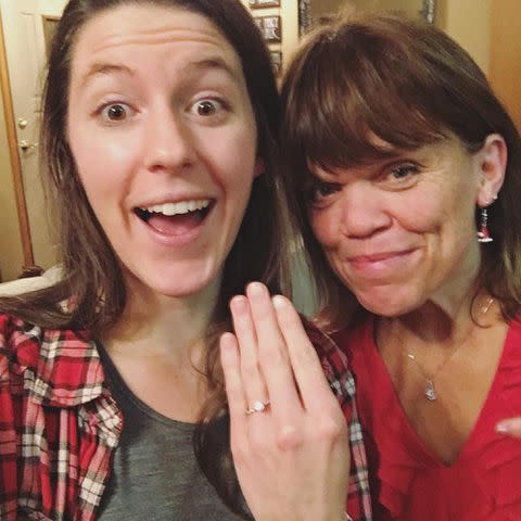 <p> Amy Roloff Instagram </p> Molly Roloff Silvius and Amy Roloff.