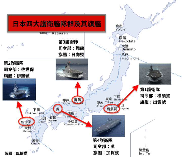 海上自衛隊，護衛艦隊。