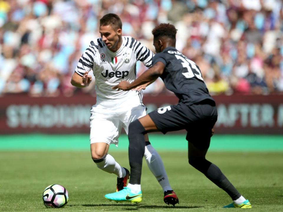 Marko Pjaca, left, struck for Torino on Friday night (Steven Paston/PA) (PA Archive)