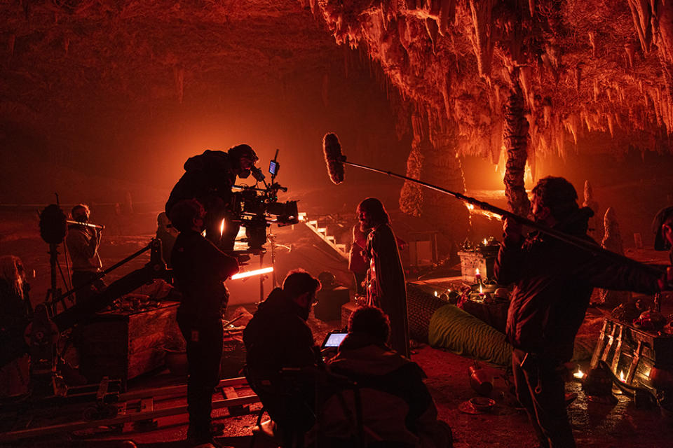 Stalactite Pozalagua Cave, Carranza, Bizkaia