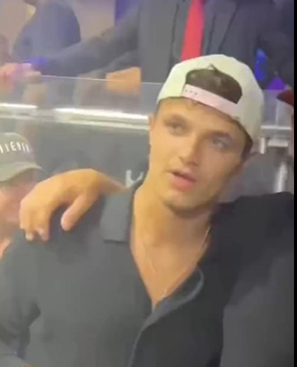 Lando Norris celebrated his win at E11EVEN nightclub in Miami (TikTok - @carloshotchilipeppers)