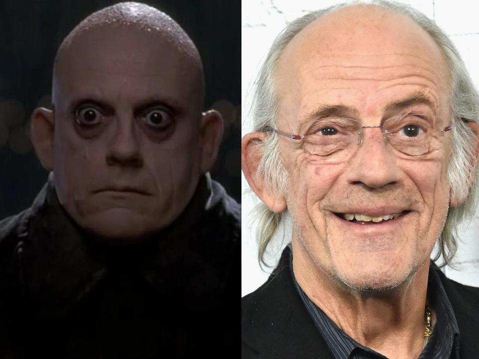 Christopher Lloyd as Uncle Fester.