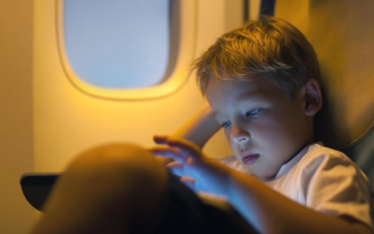 Parents travelling with kids are likely to suffer from a ban on tablets