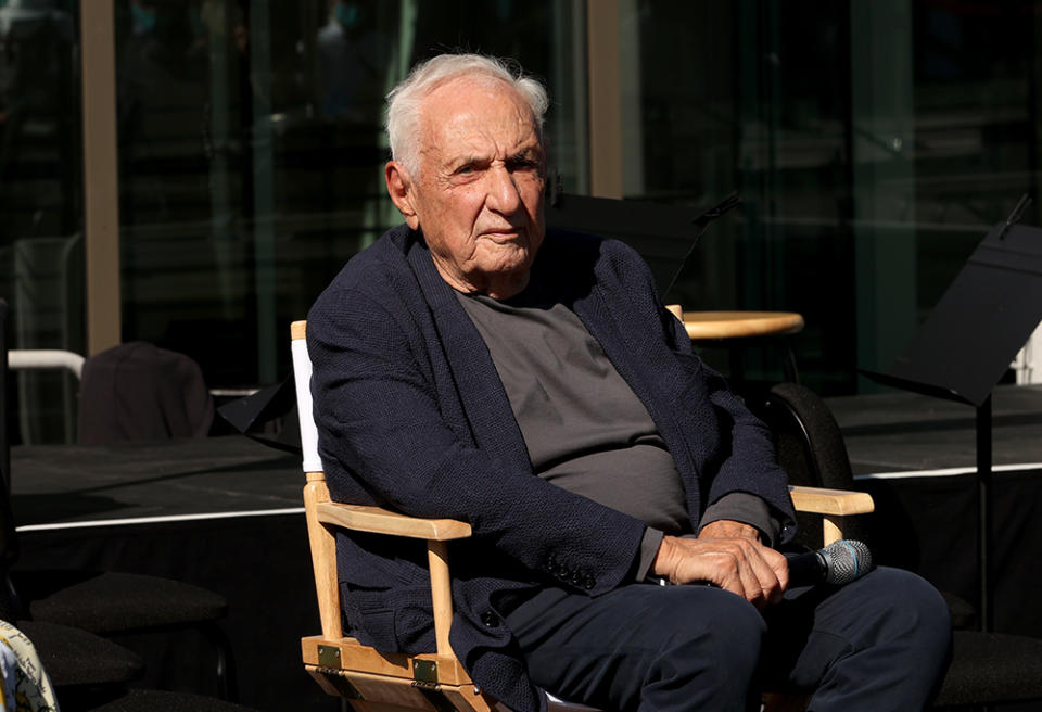 Architect Frank Gehry will co-lead a session with his younger sister, educator Doreen Gehry Nelson, about their respective careers and discuss the roles that creativity, critical thinking, and collaboration play in education. (Kevin Winter/Getty Images)