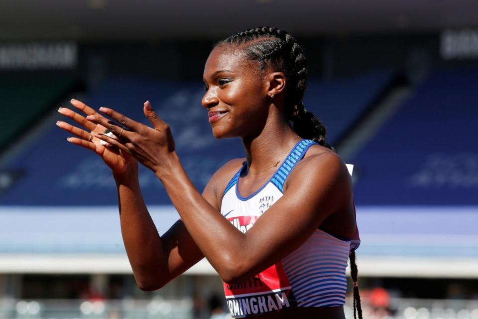 Golden bid: Asher-Smith will sprint for triple gold in Berlin in August (REUTERS)