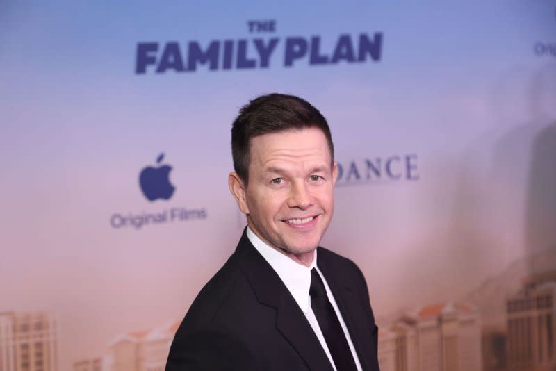 Mark Wahlberg attends the world premiere of the Apple Original Film "The Family Plan" at the Chelsea at The Cosmopolitan of Las Vegas in 2023. File Photo by James Atoa/UPI