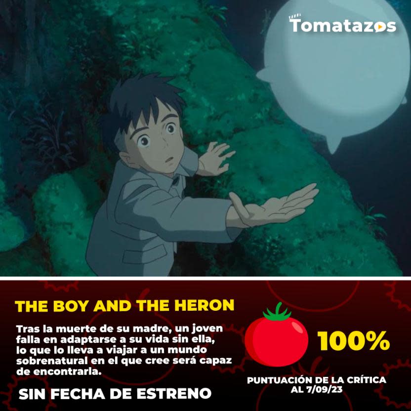 Consenso de la crítica de The Boy and the Heron de Studio Ghibli. (Crédito: Tomatazos)