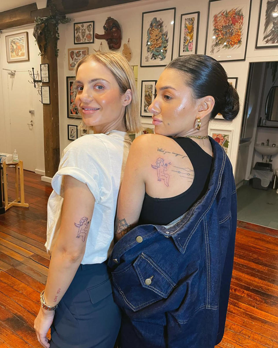 MAFS stars Domenica Calarco and Ella Ding show off matching tattoos