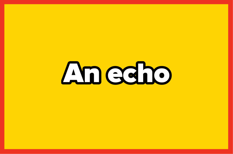 A yellow rectangle with a thin red border. No text, people, or objects are present