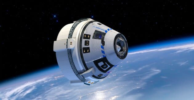 Starliner in orbit